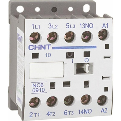 Контактор NC6-0910 9А 230В 50Гц 1НО (R) | код 247571 | CHINT