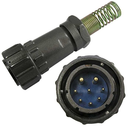 Разъём быстроразъёмный FQ24-8pin TJ-12, 8-ми контакнтый | код 106990 | Ruichi