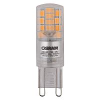 Лампа светодиодная LED STAR PIN30 2.6W/827 (замена 30Вт) 2.6Вт 2700К тепл. бел. G9 320лм 220-240В прозр. пласт. OSRAM | код 4058075056688 | LEDVANCE