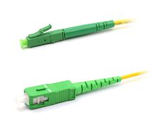 Патч-корд оптический LANMASTER, LSZH, симплексный, LC/APC-SC/APC, SM OS2, 15 м | код LAN-LC-SC/SA-15 | LANMASTER