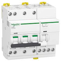 Выкл. авт. дифференциального тока iCV40 3P+N 10кА 10A C 30мA тип A | код A9DC4710 | SCHNEIDER ELECTRIC
