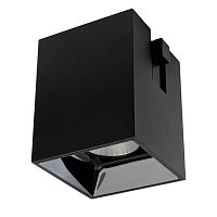 Светильник светодиодный трековый магнитный на шинопровод ДПО-20w 4000К 1800Лм 48v черный | код 51592 | Feron