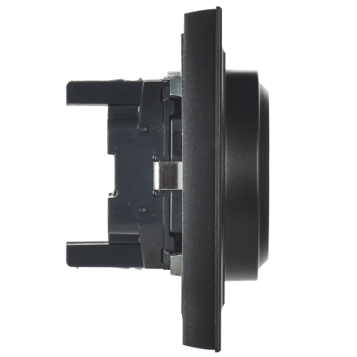 BRITE Розетка 2-местная с заземлением без защитных шторок 16А в сборе РС12-3-БрЧ черный | код BR-R21-16-K02-F | IEK фото 6