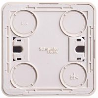 ЭТЮД Переключатель одноклавишный наружный с подсветкой бежевый | код BA10-007K | Systeme Electric