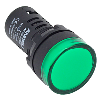 Световой индикатор AD16-22DS(LED)матрица d22мм зеленый 220В AC (ANDELI) | код ADL10-138 | ANDELI