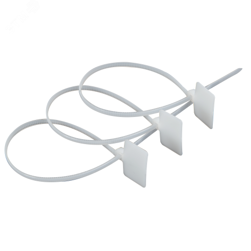 Хомут с площадкой OptiKit CT-M-N-3,0х150-белый(100шт) | код 278331 | КЭАЗ