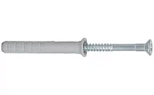Дюбель-гвоздь 8х80/40 N S потайной бортик, нейлон (50шт) | код 50358 | Fischer