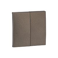 Валенсия лицевая панель выключателя 2-кл, 10А графит PROxima | код ESV10-L-023-60 | EKF