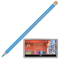 Карандаши цветные художественные KOH-I-NOOR Polycolor , 72 цвета, 3,8 мм, металлическая коробка, 3827072001PL | код 181028 | KOH-I-NOOR