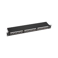 Панель коммутационная 19, 1U, 24 порта, STP, RJ-45, CAT 5e REXANT PRO | код 02-0041 | REXANT