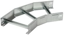 Поворот лестничный на 45град 100х400 R300 HDZ | код LLK2P3-100-400-HDZ | IEK
