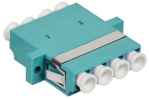 ITK Адаптер оптический проходной LC-Quad OM3 UPC | код FC-LCQ-UPC-03 | ITK by IEK