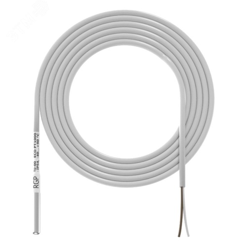 Датчик температуры от -40 до +90 C, PT 1000, накладной, в гильзе 4х30 мм. | код TU-00 ECO PT1000 | RGP