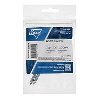 Шуруп DIN571 6х100 сантехнический, шестигранная головка (2шт) - пакет | код 103878 | Tech-KREP