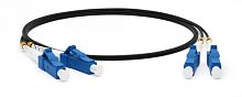 Патч-корд волоконно-оптический (шнур) SM 9/125 (OS2) LC/UPC-LC/UPC 2 мм duplex LSZH 10 м черный, Hyperline FC-D2-9-LC/UR-LC/UR-H-10M-LSZH-BK | код 225355 | Hyperline