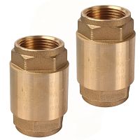 Клапан обратный пружинный муфтовый 1/2' с металлическим седлом (SVC-0011-000015) | код RG008T8CL6A48R | STOUT
