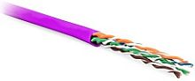 Hyperline UUTP4-C5E-P24-IN-LSZH-GN-305 (305 м) Кабель витая пара. неэкранированная U/UTP. категория 5e. 4 пары (24 AWG). многожильный (patсh). LSZH. нг(А)-HF. -20 C– +75 C. зеленый | код 236870 | Hyperline