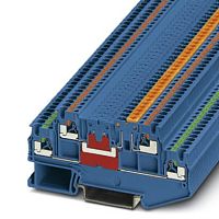 Клеммы с ножевыми размыкателями PTT 1,5/S-L/MT BU | код 3210342 | PHOENIX CONTACT