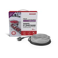 Кабель греющий саморегулирующийся REXANT Extra Line 25MSR-PB, на трубу, 10 м/250 Вт | код 51-0645 | REXANT