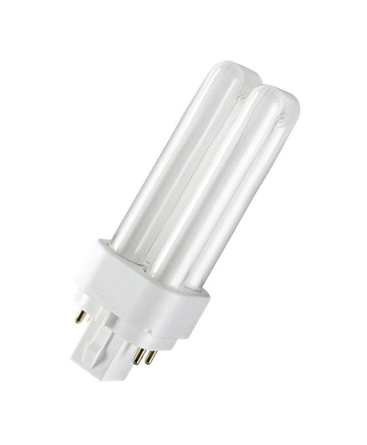 Лампа люминесцентная компактная DULUX D/E 18Вт/830 G24q-2 OSRAM | код 4099854122354 | LEDVANCE