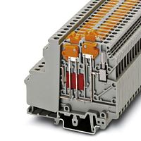 Клеммы с ножевыми размыкателями UDMTK 5-TWIN-P/P | код 3101126 | PHOENIX CONTACT