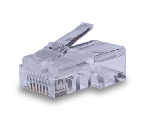 Коннекторы 8P8C (Компьютерный разъем) U/UTP Cat.5e (RJ-45) Уп. 25шт. | код 10-0226 | SUPRLAN