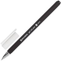 Ручка гелевая BRAUBERG Matt Gel, ЧЕРНАЯ, корпус soft-touch, узел 0,5 мм, линия 0,35 мм, 142944 | код 142944 | BRAUBERG