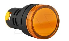 Индикатор светодиодный моноблочный AD116-22DS, желтый, LED 110VAC/DC, IP65, 22mm | код AD116-22DS/Y26 | GQELE