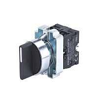 Переключатель NP2-BD45, 2 положения возвратом, 1НО+1НЗ, IP40 (R) | код 573984 | CHINT