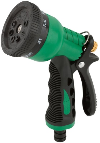 Пистолет для полива, 8 режимов, зеленый 170 мм | код 77305 | FIT Пистолет для полива, 8 режимов, зеленый 170 мм | код 77305 | FIT