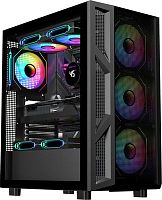 Корпус GMNG GG-CC102 черный без БП ATX 8x120mm 2x140mm 1xUSB2.0 1xUSB3.0 audio bott PSU | код 2002937 | GMNG