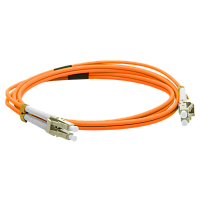 Патч-корд оптический LANMASTER, LSZH, дуплексный, LC/PC-LC/PC, MM 50/125, 10 м | код LAN-2LC-2LC/OM2-10 | LANMASTER