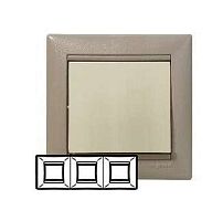 Рамка 3-м Valena горизонт. кантри | код. 770023 | Legrand