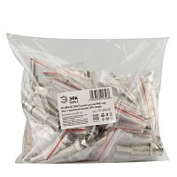 Разъем Simple RS-BNC02 штекер BNC под винт с пружиной металл | код Б0048313 | ЭРА