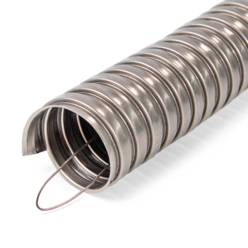 Металлорукав из нерж. стали МР (INOX) 18 с протяжкой (Fortisflex) | код 83662 | Fortisflex