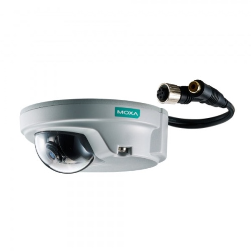 Камера VPort P06-1MP-M12-MIC-CAM60-CT EN50155, HD, compact IP camera, M12 connector, 1 microphone, PoE, 6.0mm Lens, t: -25/55, coating | код 00-06100363 | MOXA