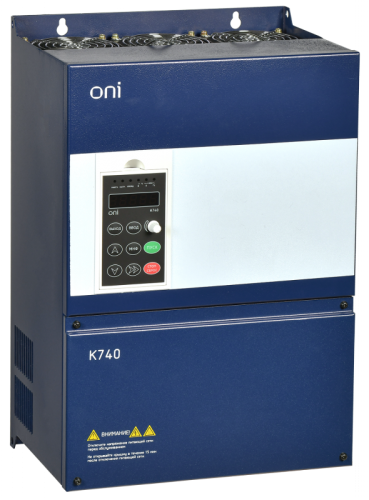 Преобразователь частоты K740 380В 3Ф 18,5-22кВт 37-45А Энк. ONI | код K740-33-18G22PM | ONI