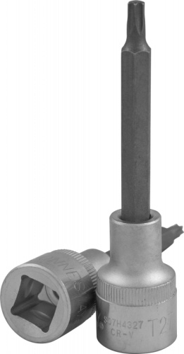 S07H4330 Насадка торцевая 1/2DR с вставкой-битой TORX®, T30, 100 мм | код S07H4330 | JONNESWAY