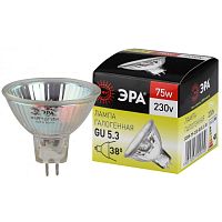 Лампа галогенная GU5.3-JCDR (MR16) -75W-230V-Cl | Код. C0027366 | ЭРА
