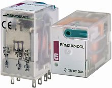 Реле электромеханическое ERM2-024DCL 2p | код 002473001 | ETI
