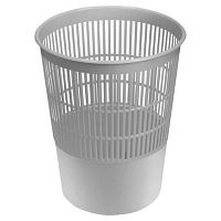 Корзина для бумаг BRAUBERG сетчатая, 14 л, серая, 237004 | код 237004 | BRAUBERG