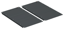 ITK LINEA S Панель основ. шкафа 750х1200мм чер. | код LS-BP05-750-1200 | ITK by IEK