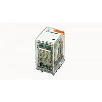DRPE-4C-LR-D12-07Z(H), Реле 4СО, 12VDC, 5A, c индикац./тест.кн, шт | код 30010000215 | DEGSON