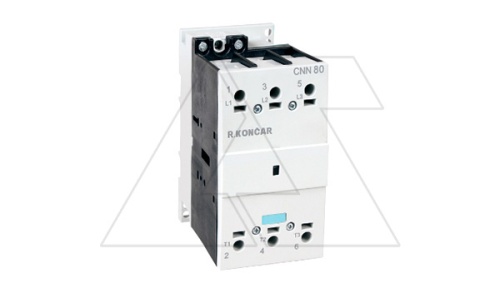 Контактор CNN 90 00 220/230V 50Hz, 3P, 90A/(105A по AC-1), 45kW(400VAC), 220/230VAC | код EAC605203 | Rade Koncar