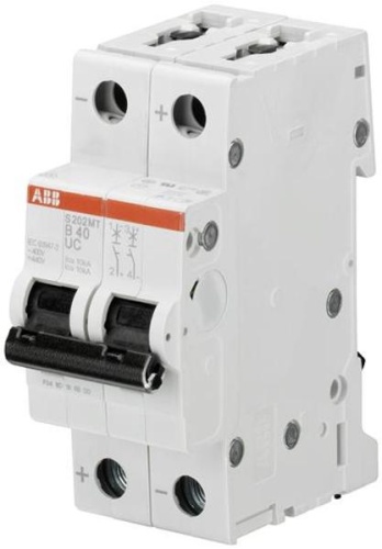 Автоматический выключатель 2-полюсной S202M K2UC S202M K2UC | код 2CDS272061R0277 | ABB