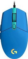 Мышь Logitech G203 синий оптическая (8000dpi) USB (5but) | код 1993047 | Logitech