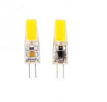 Лампа светодиодная GLDEN-G4-3-C-220-2700 5/100/500 потребляемая мощность 1.3Вт | код 651800 | GENERAL