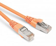 Патч-корд F/UTP экран. Cat.6 LSZH 10 м оранжевый, Hyperline PC-LPM-STP-RJ45-RJ45-C6-10M-LSZH-OR | код 230380 | Hyperline