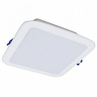 Светильик светодиодный ДВО-7W 4000К 600Лм белый квадрат DN027B G2 LED6/NW 7W 220-240V L100 RU (929002074002) | код 871869967907100 | PHILIPS