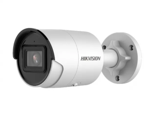 Видеокамера IP 4Мп уличная цилиндрическая с EXIR-подсветкой до 40м и технологией AcuSense (4mm) | код 311313539 | Hikvision